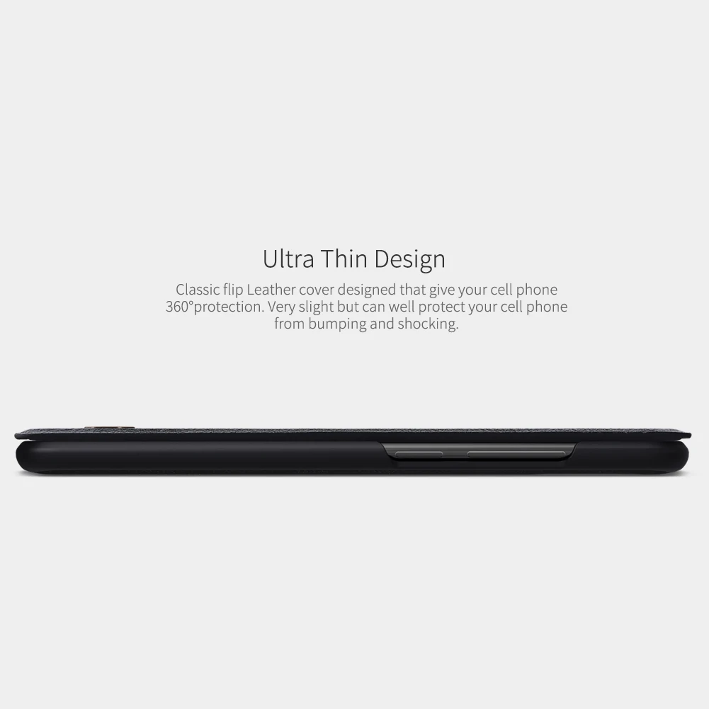 Чехол-накладка для Xiaomi Redmi Note 6 Pro, серия Nillkin Qin, чехол-книжка из искусственной кожи для Xiaomi Redmi Note 6 Pro