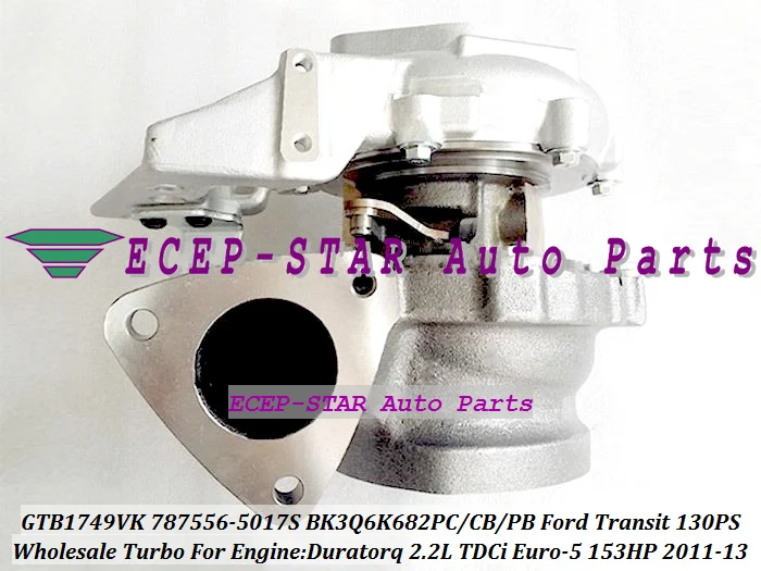GTB1749VK 787556 5017S 5016S 1717628 BK3Q6K682PC BK3Q6K682CB турбо для Ford Transit 130PS 11 13 Duratorq 2.2L TDCi|turbo kits mazda