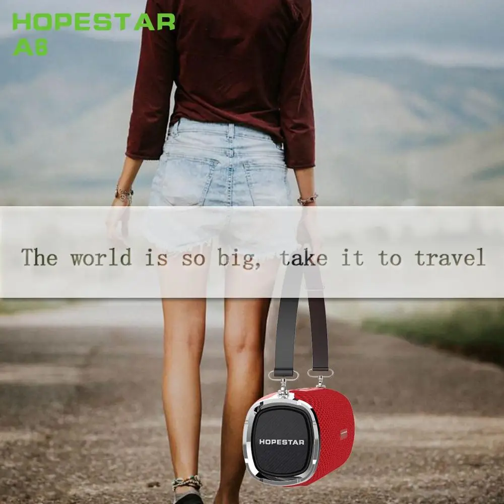 Водонепроницаемая Колонка Hopestar A6 35 Вт Bluetooth аудио колонка бас сабвуфер уличный