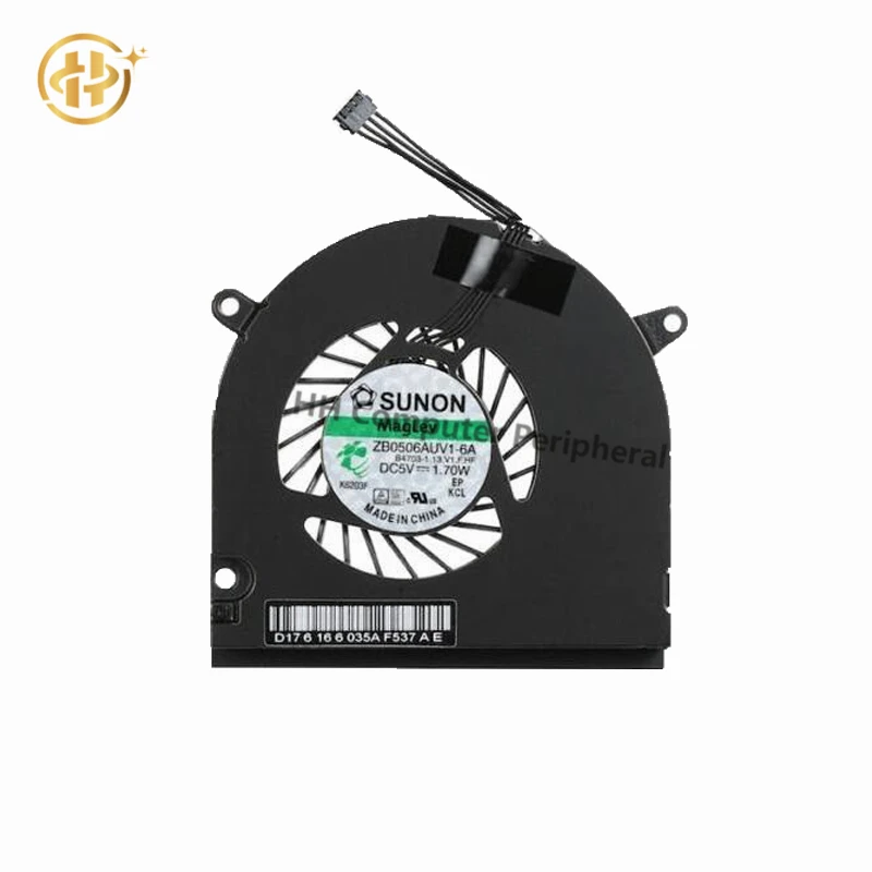 Подлинный кулер охлаждающий вентилятор для MacBook Pro 13 &quot Unibody Fan A1278 Late 2008 Mid 2009 2010 2011