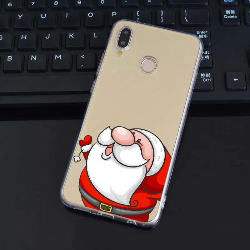 DREAMFOX L509 Мягкий ТПУ силиконовый чехол с рождественской елкой для huawei Honor 6A 6C 7X9 10 P20
