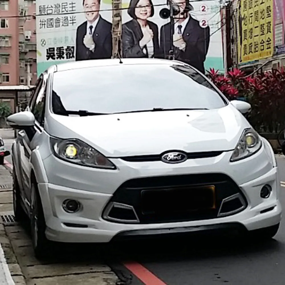 Для Ford Fiesta MK7 обвес на передний бампер для автомобильного стайлинга задний бампер боковая юбка боковое крыло 2008-2012