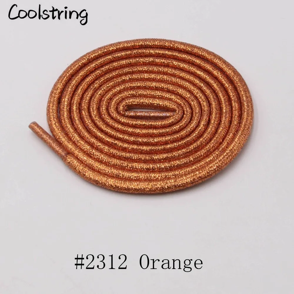 Coolstring однотонные закругленные металлические шнурки блестящие шнурки мигающие Блестящие модные латчеты перламутровые для спорта холст