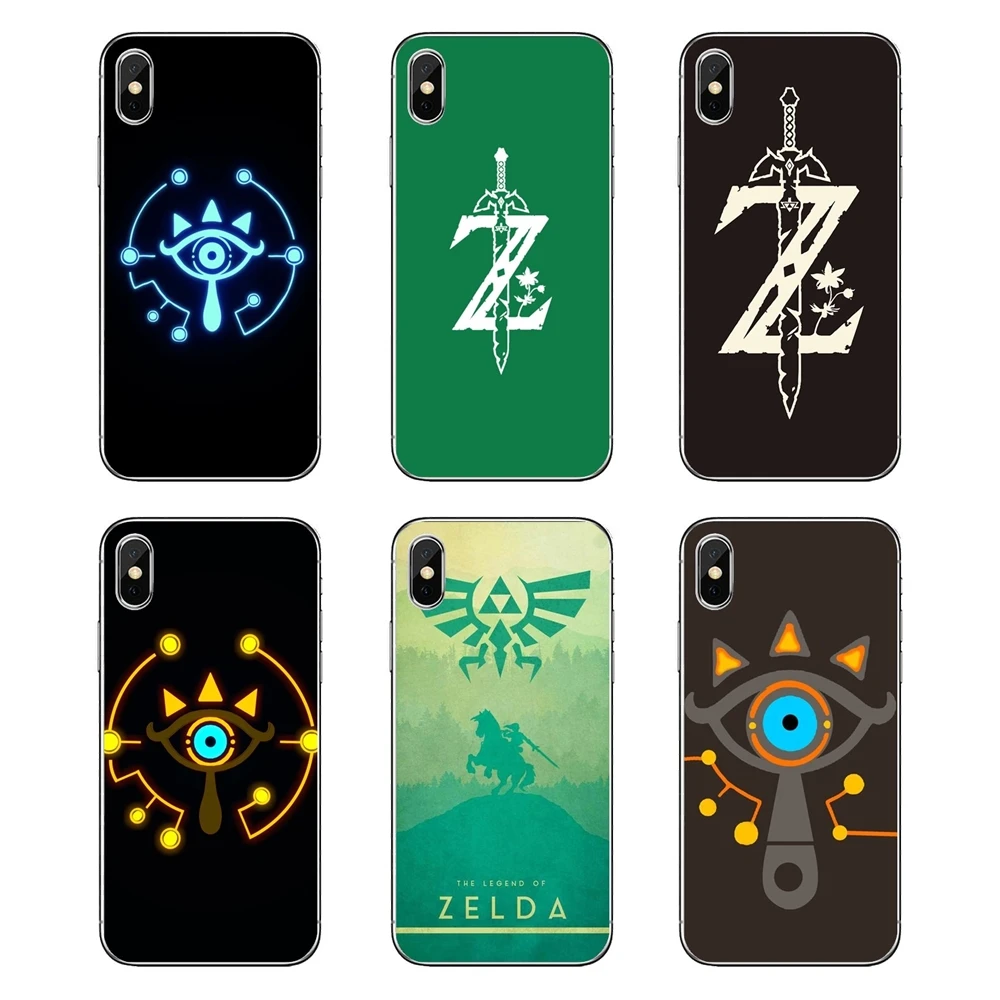 For LG G7 Q6 Q7 Q8 Q9 V30 X Power 2 3 OnePlus 3T 5T 6T Soft Transparent Cases Covers game Legend of Zelda |