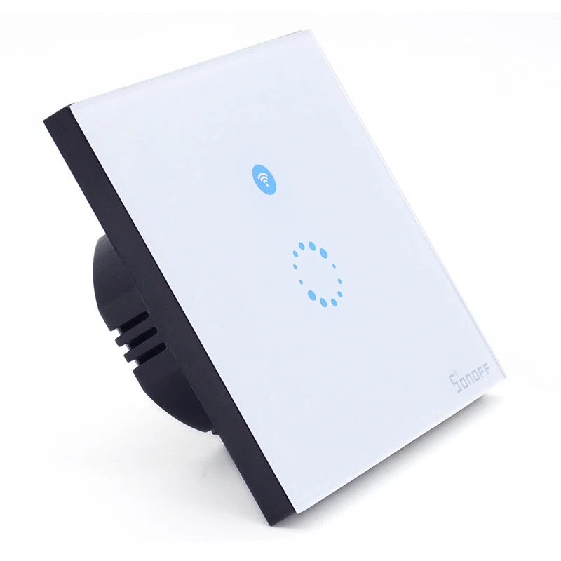5 шт./лот ITEAD Sonoff сенсорный настенный Wifi переключатель Роскошная стеклянная