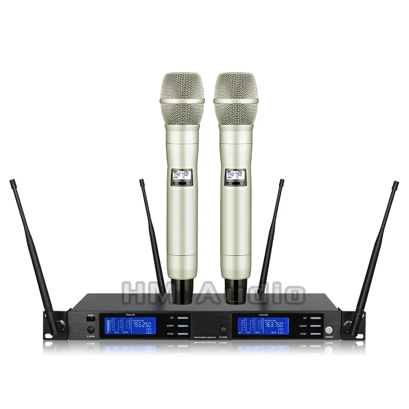 Новая высококачественная профессиональная двойная Беспроводная микрофонная