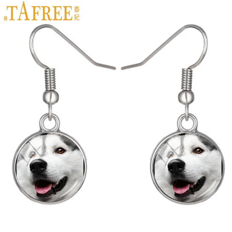 Женские Висячие сережки TAFREE серебристые подвески с длинными волосами английская