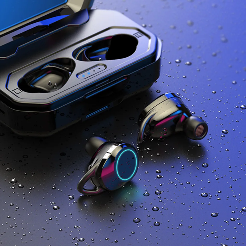 Новинка, супер звук, T8, беспроводная Bluetooth гарнитура, бинауральные 5,0, в уши, маленькие, мини, 3D стерео, невидимые, спортивные, IPX6, водонепроницаемые наушники