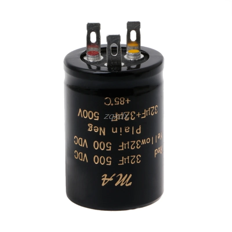 100 + мкФ 50 50uf 32 500V Аудио электролитический двойной усилитель конденсаторы JAN10