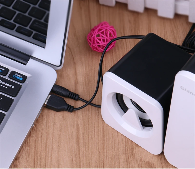 Мультимедийные компьютерные колонки USB power HiFi настольные компьютерные колонки высокое качество стерео ноутбук портативный USB Сабвуфер