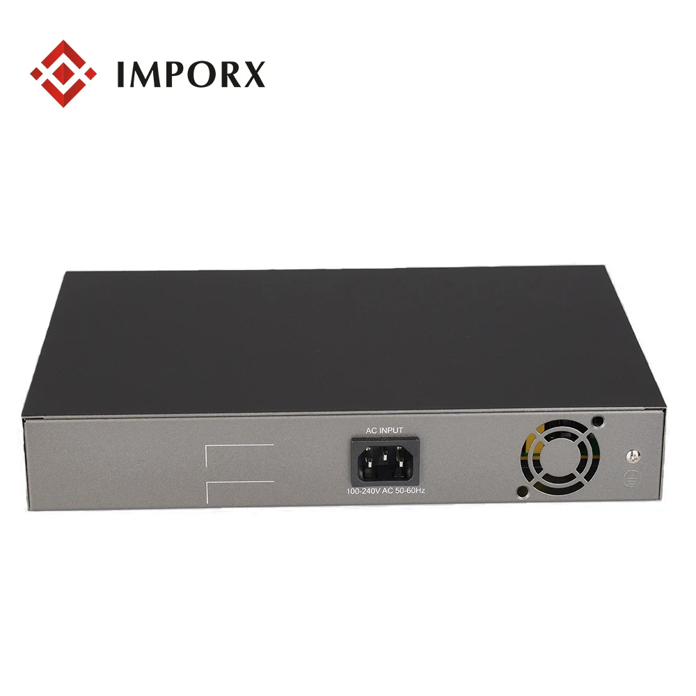 IMPORX 18 портов 16 POE Инжектор мощность по Ethernet коммутатор сетевая камера адаптер