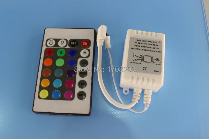 ИК пульт дистанционного управления для светильник Ной ленты RGB 100 12 В 24 клавиши 5050