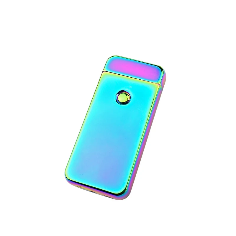 Хорошая USB Зажигалка Ветрозащитная турбо и светодиодная лампа карманная