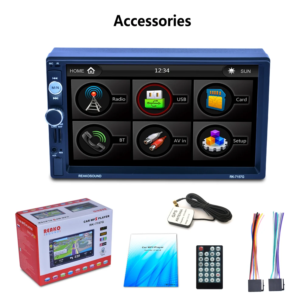 Новинка! 7 дюймов HD Автомобильный gps навигатор FM Bluetooth AVIN карта бесплатное обновление Navitel Европа Sat nav грузовик gps навигаторы автомобильные