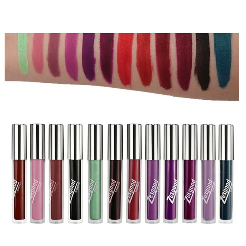 Бренд Zesgood матовая губная помада длительный водостойкий блеск для губ + мерцающая