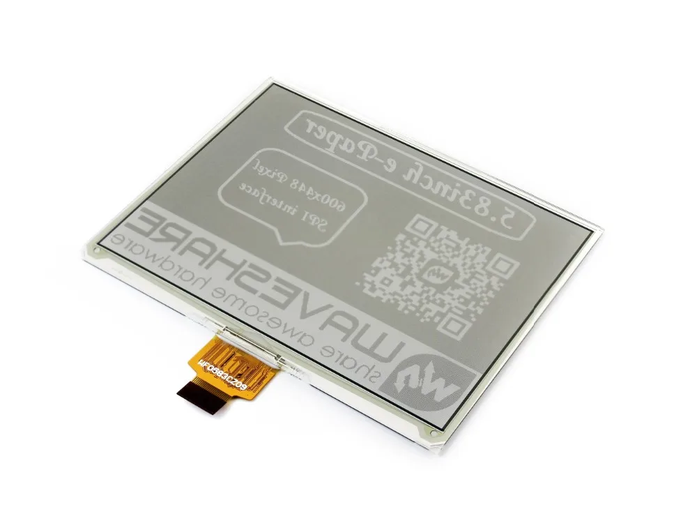600x448 5 83 дюйма E Ink raw Дисплей SPI интерфейс без PCB цвета: черный зеленый розовый белый