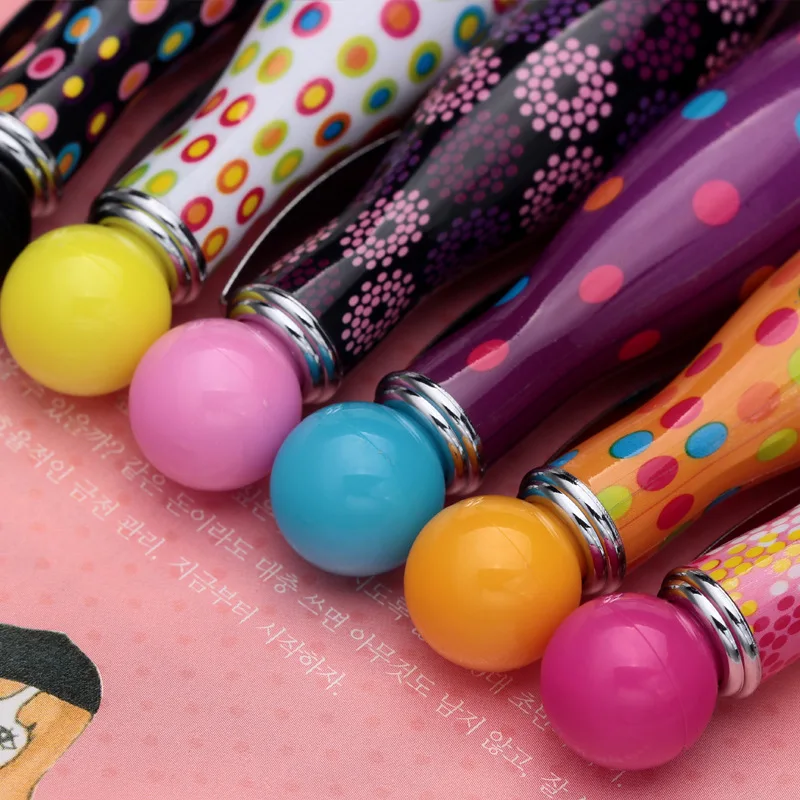 (24 шт./лот) 2016 новинка креативная искусственная красочная точка Шариковая ручка