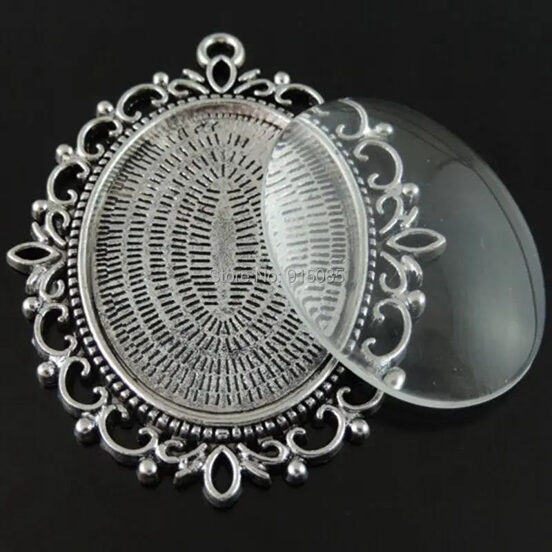 5 шт./лот ювелирные аксессуары ожерелье подвеска тон прямоугольная камея поднос и