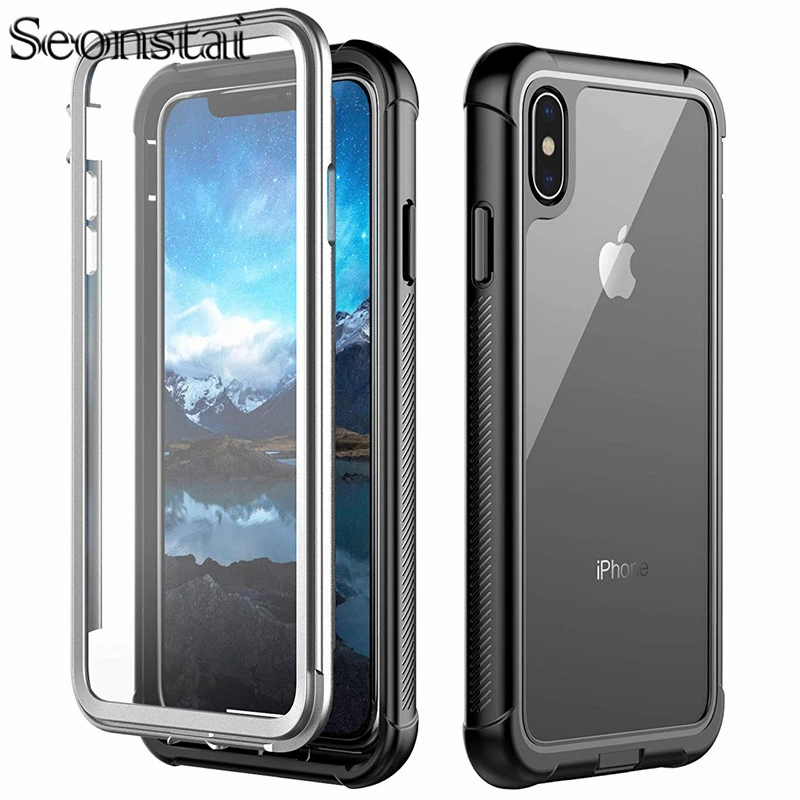 Ударопрочный чехол для iPhone Xs Max защита от воды ударов грязи снега X XS XR полностью
