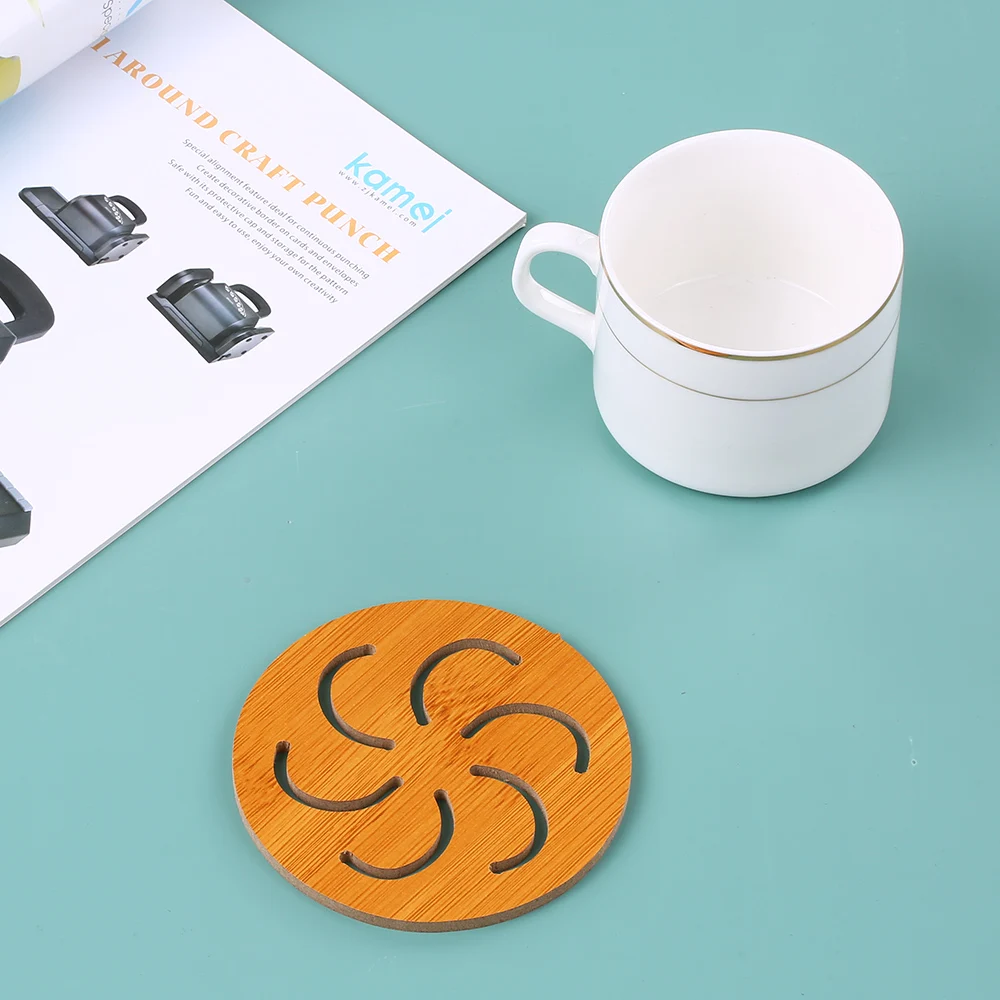 Кухонные столовые деревянные коврики для обеденного стола подставка кофейной