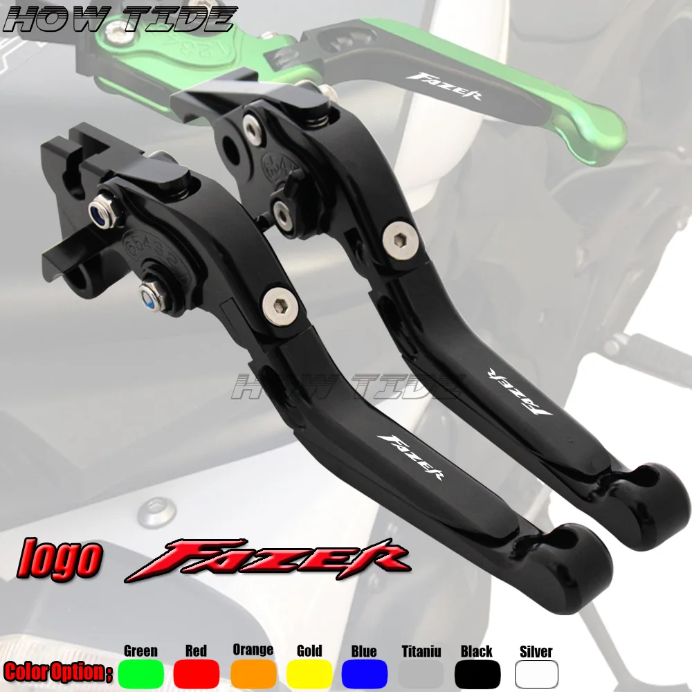 

Для Yamaha FZS 600 FZS600 Fazer 1998-2003 1999 2000 2001 2002 голубые Мотоциклетные аксессуары с ЧПУ Регулируемый рычаг тормоза сцепления