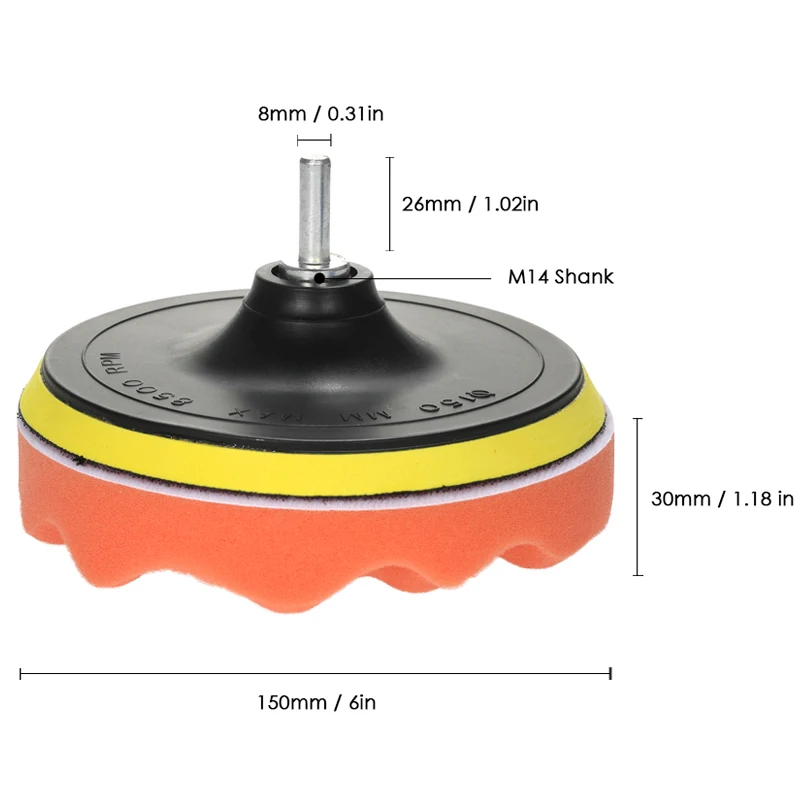 Car Care Tool Set Car Polishing Adjustable Speed Polish Machine Waxing Polisher Machine for Car Electric Floor Polisher Sander