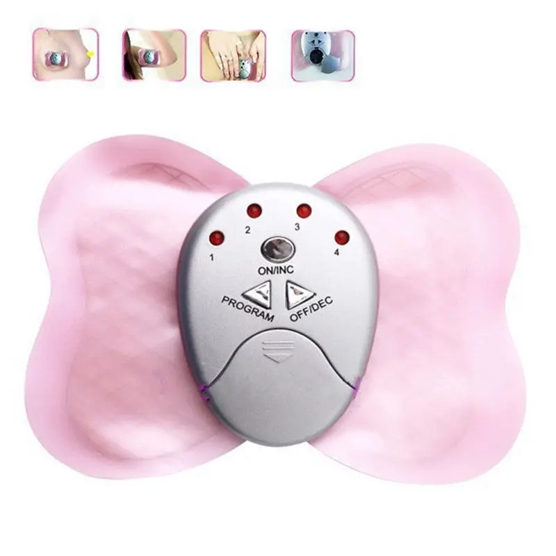 

Electric Butterfly Massage Patch Pad Electrode Machine Therapy Vibrator Acupuncture Digital Full Body Muscle Relax Massager
