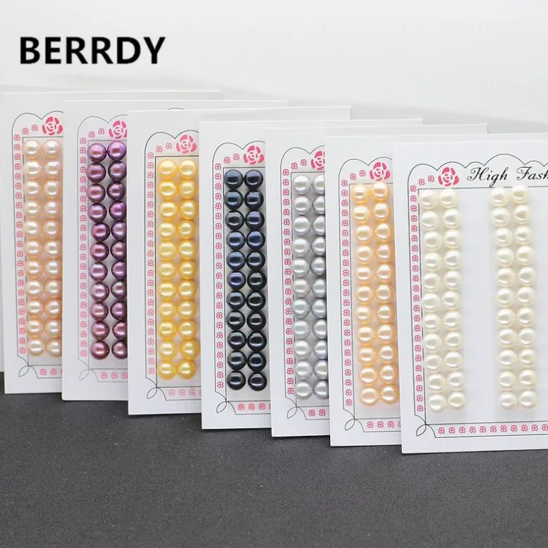 

Wholesale 7.5-8MM Natural Freshwater Pearl Beads, Loose Akoya Pearl Beads, Hot Cheap Women Jewelry DIY Accessories