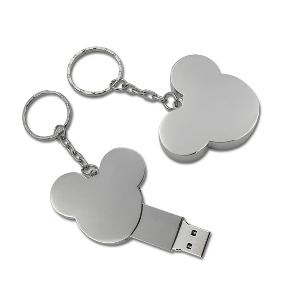 USB флеш-накопитель сердце Мода 16 ГБ 32 ГБ 64 ГБ 4 ГБ серебряный металлический флеш-накопитель Флешка Usb флешка диск горячий подарок