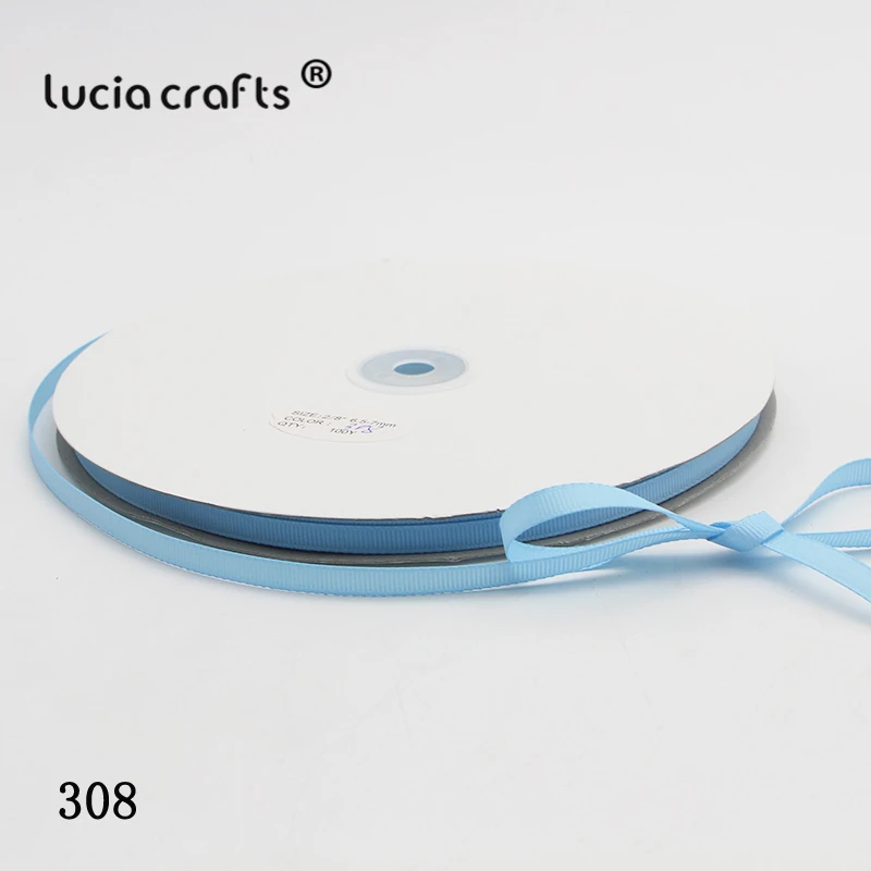 Lucia Crafts 100y 6 мм многоцветные корсажные ленты бант поделки Сделай Сам шитье ручной работы упаковочные материалы аксессуары 040054279
