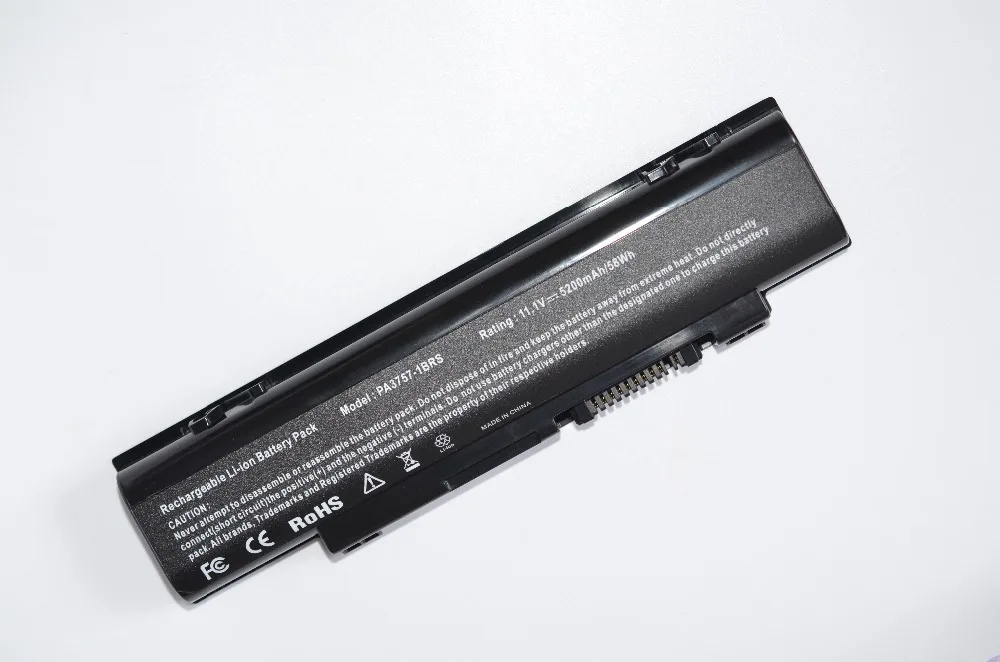 Gololoo 11 1 В 6 ячеек 4400 мАч Новая батарея для ноутбука Toshiba PA3757U-1BRS PABAS213 Qosmio F60 F750 F60-00M F755