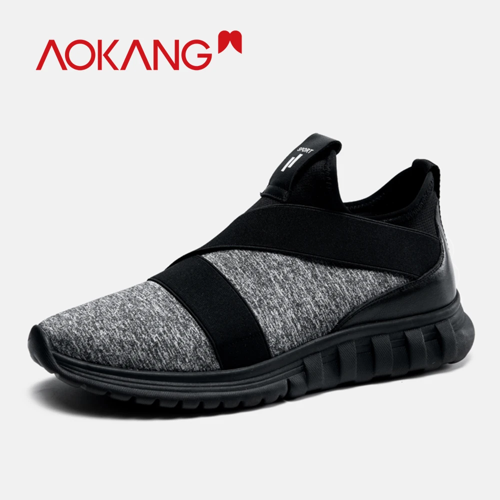 AOKANG/Коллекция 2019 года Повседневная обувь мужские кроссовки tenis masculino adulto дышащий