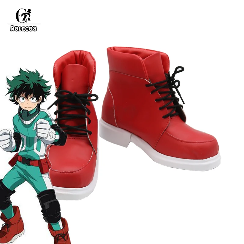 Обувь для косплея ROLECOS из японского аниме MHA обувь Izuku Midoriya новинка боевых