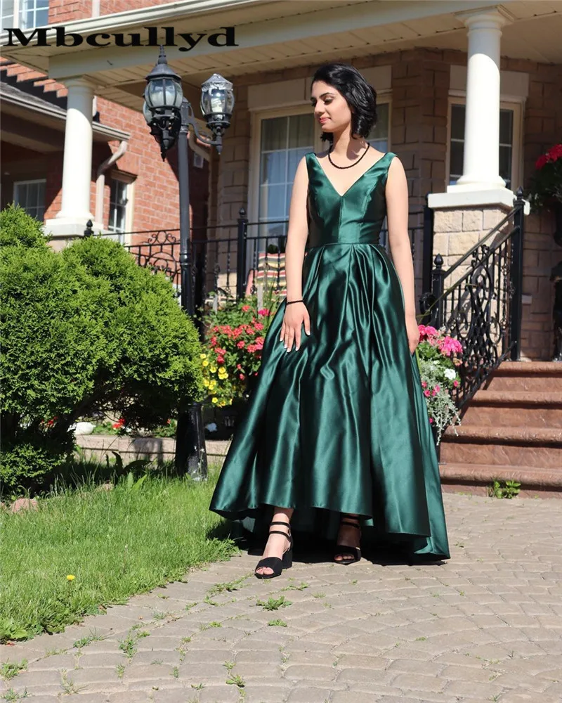 Платье Mbcullyd женское длинное с низким вырезом пикантное официальное вечернее