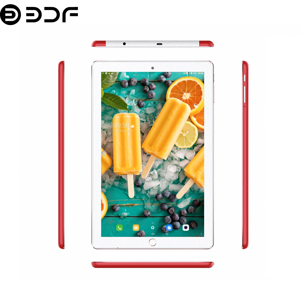 BDF, 10,1 дюймов, Android 7,0, четыре ядра, 1920x1200, ips, планшетный ПК, 4 Гб+ 64 ГБ, Wi-Fi, ноутбук, 3G, две sim-карты, вкладка для телефонных звонков, планшеты для ПК