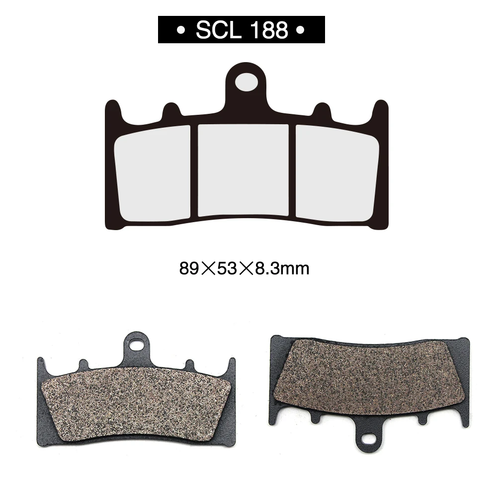 Alconstar передние тормозные колодки для мотоцикла Kawasaki ZX6R 98-01 ZX7R Suzuki GSXR750 94-95 GSXR1000 01-02