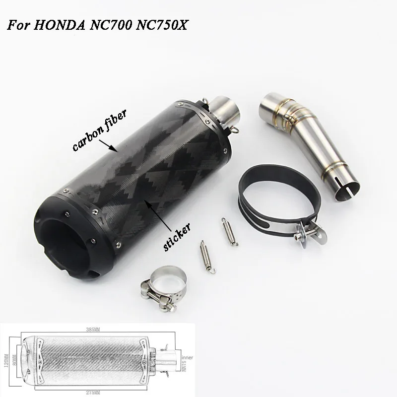 I NC700 NC700S NC700X NC750 глушитель для мотоцикла NC700 полный стиль мотоцикл глушитель для HONDA NC700 NC750 - Цвет: I