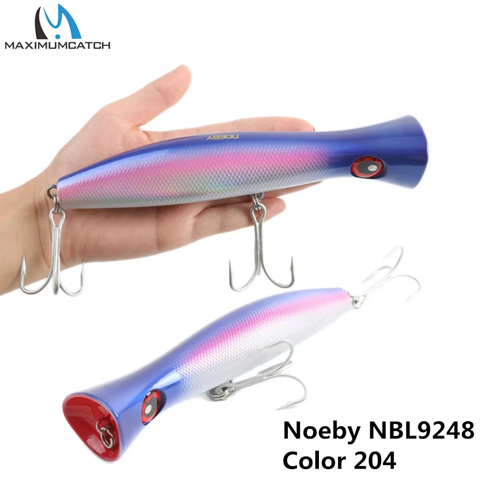 Noeby NBL 9248 твердая приманка для рыбалки большой рот Поппер 200 мм/115 г длинный заброс