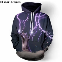 plstar cosmos thundercat sweatshirt cat lightning thunder 3d hoodie women men sweatshirts harajuku hooded casual sweats