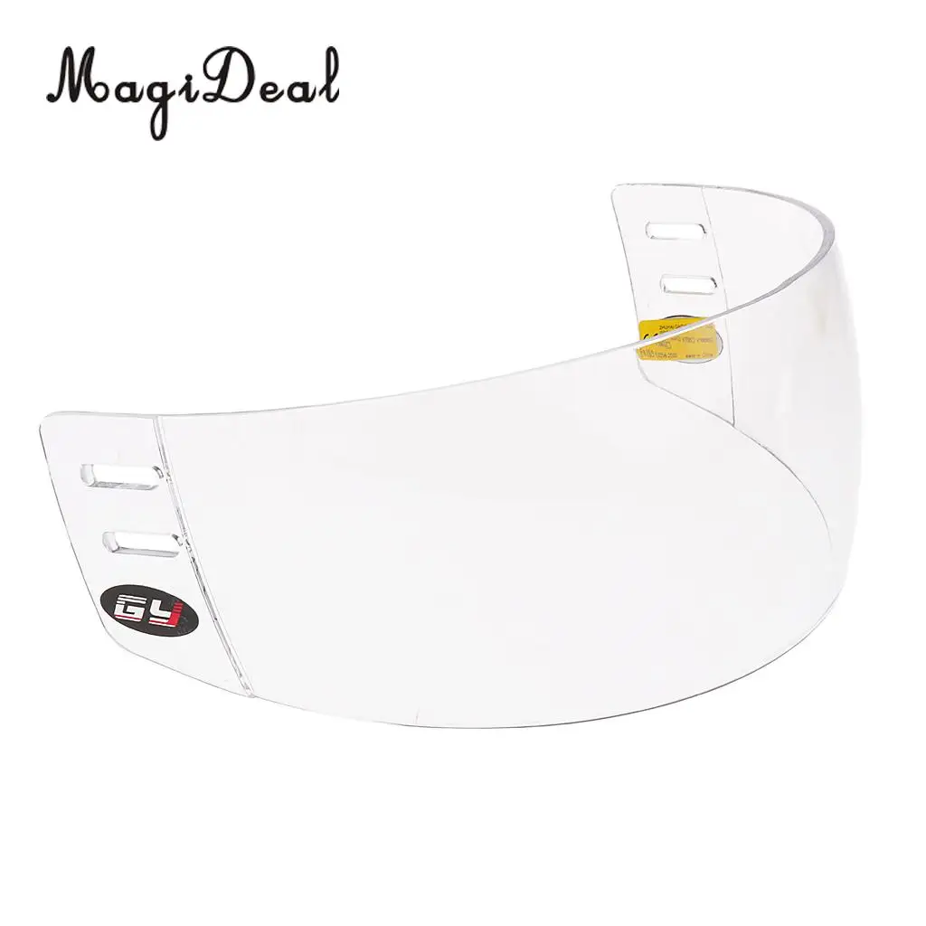 Козырек MagiDeal для хоккея с защитой от запотевания и царапин 39x9см|hockey visor|ice hockey