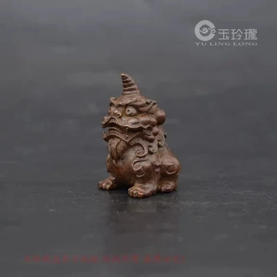 

Античная бронзовая скульптура карманных (Единорог) небольших украшений