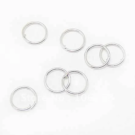 

3000pcs/lot 7mm Iron Jump Ring Connectors Silver