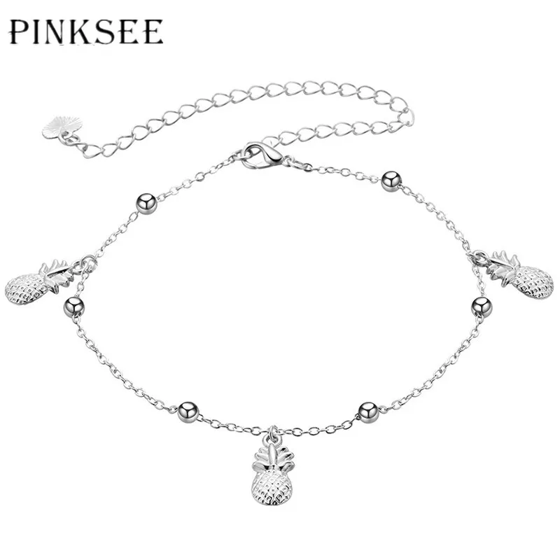 PINKSEE браслет на ногу в виде ананаса цинковый сплав цепочка для ног ювелирные