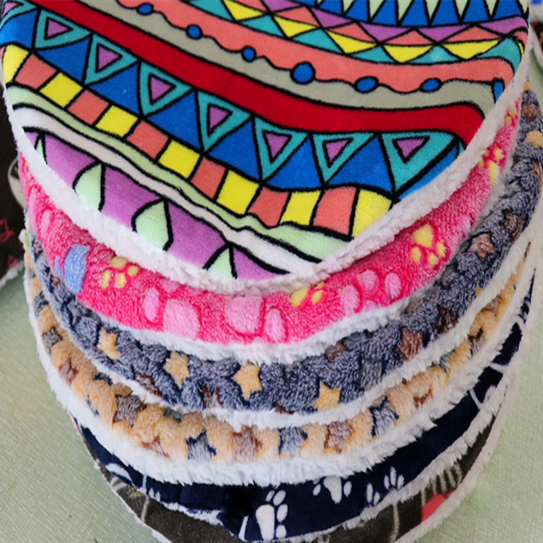 Спальный коврик со звездным принтом для домашних животных зимнее теплое