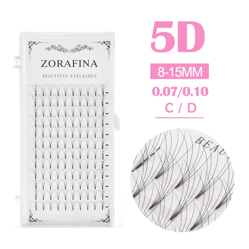 

ZORAFINA 5D fake eyelashe falses individual eyelashes false