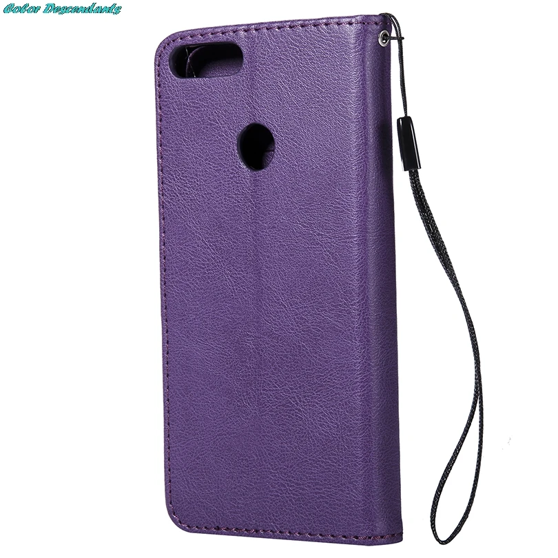 Для huawei P Smart Case Чехол для Смарт Флип Роскошный кожаный силиконовый чехол PSmart