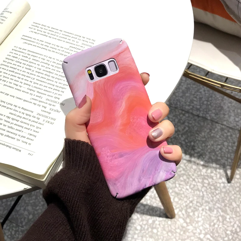 Чехлы YHBBCASES в стиле ретро акварельные для Samsung S10 S8 S9 Plus модный жесткий чехол