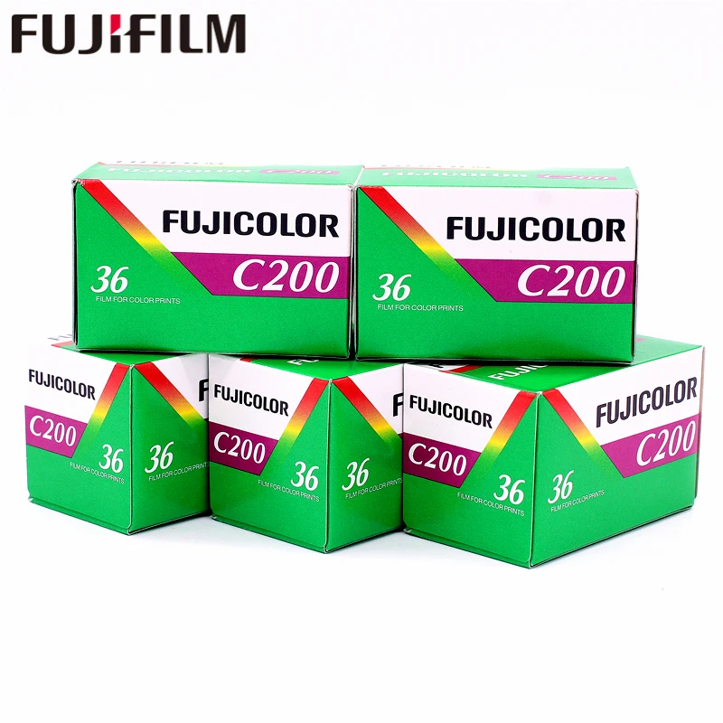 5 рулонов Fujifilm Fujicolor C200 цветная 35 мм пленка 36 экспозиция для 135 формат Holga 135 BC Lomo