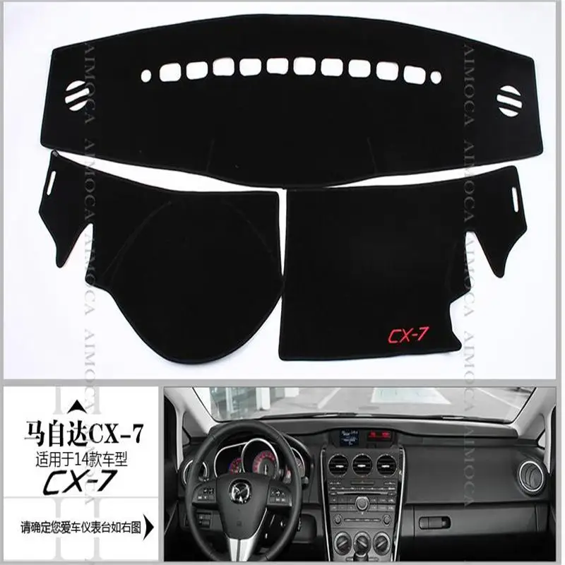 2014 Mazda cx-7 Dashboard mat dark visor keeps sun(Embroidery section) | Автомобили и мотоциклы