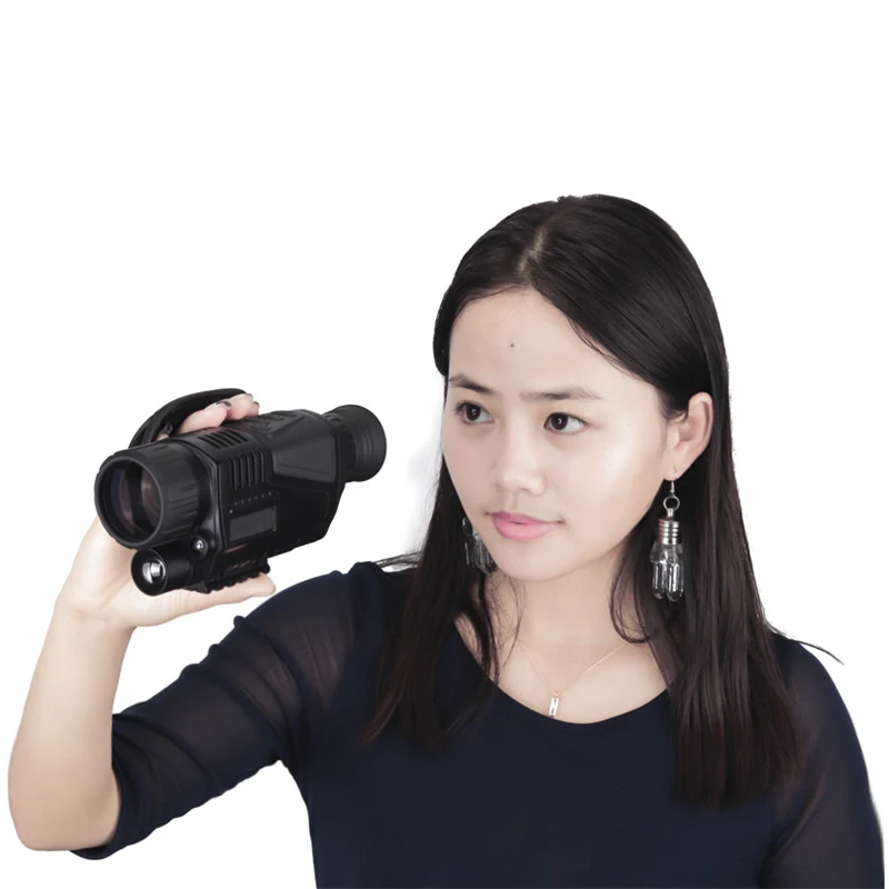 Монокуляр ночного видения для охоты 2017 инфракрасный телескоп HD цифровой мощный |